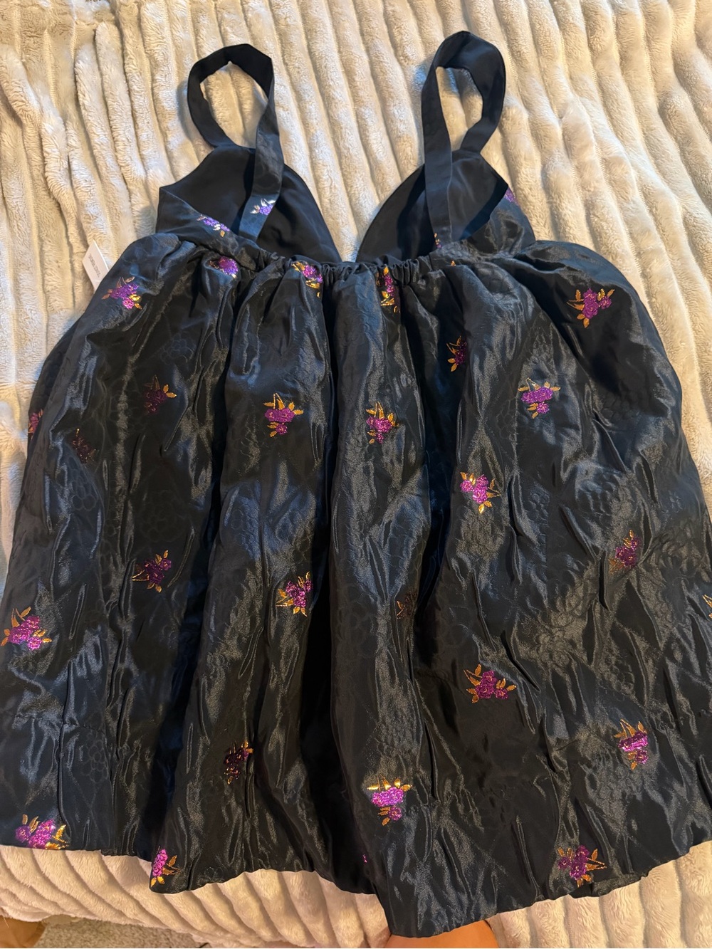 NWT For Love And Lemons Sachi Black Mini Dress - Picture 6 of 6